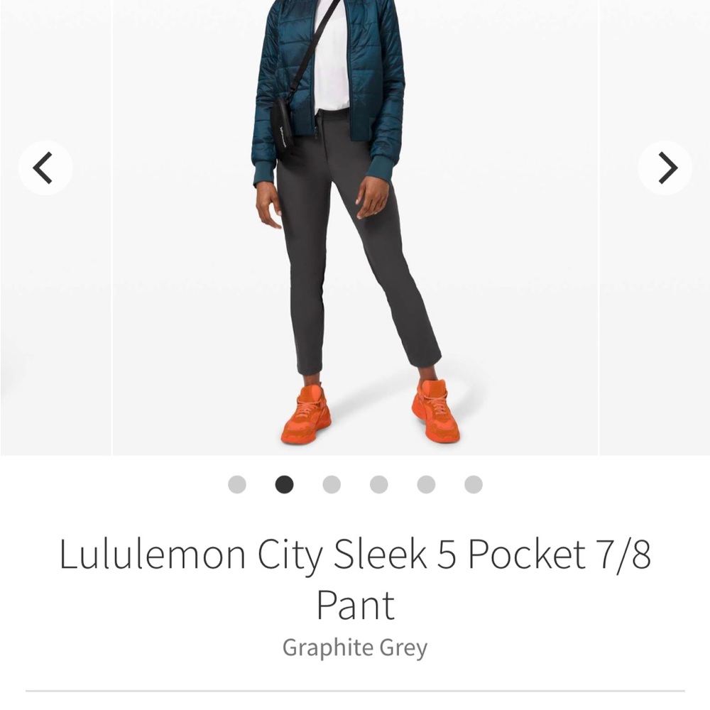 Lululemon City Sleek 5 pocket pants size 8